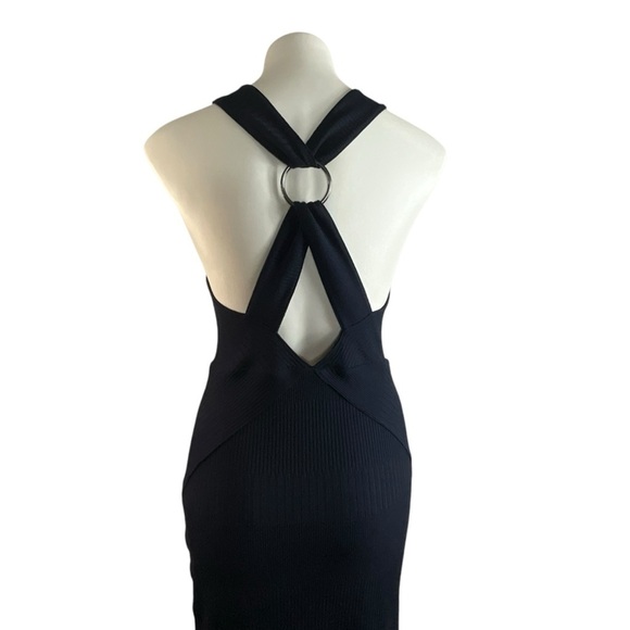 Free People All The Right Angle Bodycon Black Dress - Picture 12 of 16